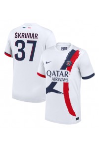 Fotbalové Dres Paris Saint-Germain Milan Skriniar #37 Venkovní Oblečení 2024-25 Krátký Rukáv